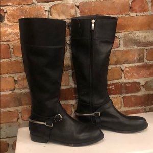pour la victoire black leather boots